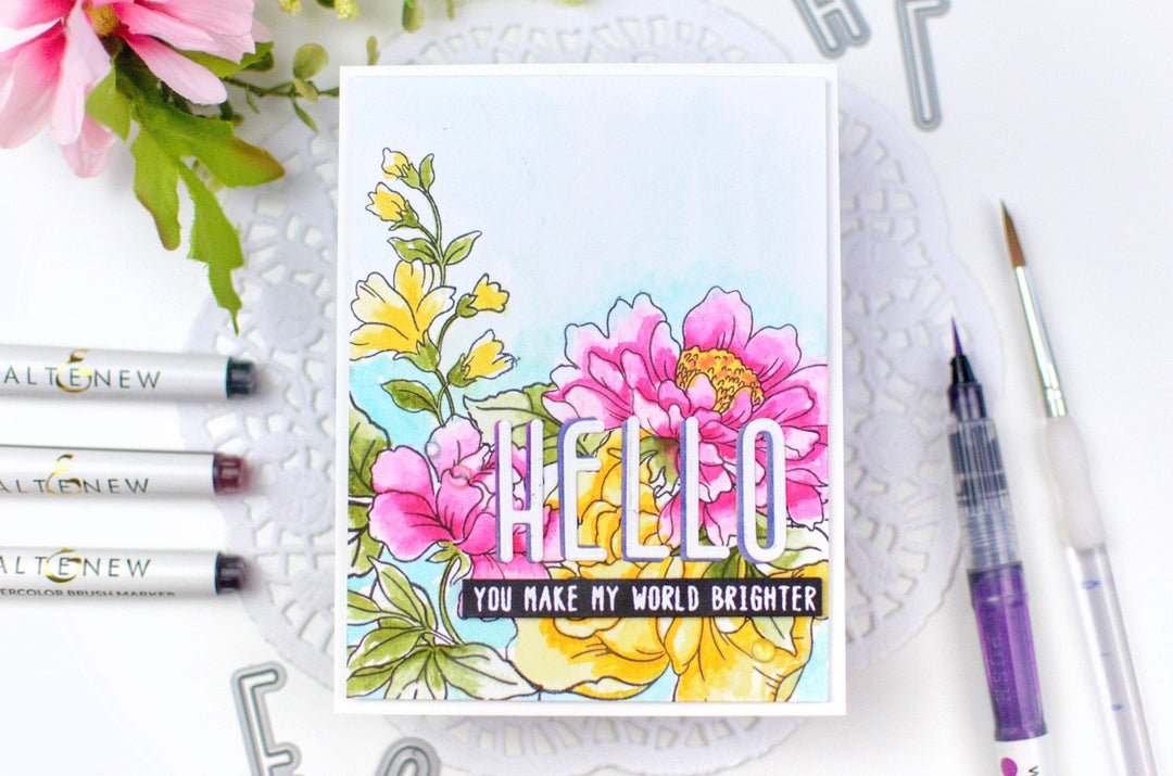 Part A-Glitz Art Craft Co.,LTD Dies Tall Alpha Die Set