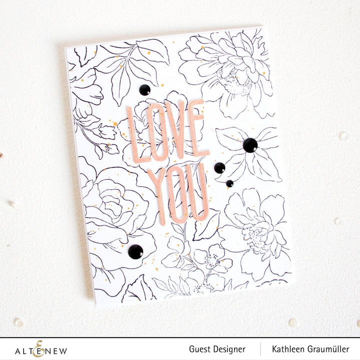 Part A-Glitz Art Craft Co.,LTD Dies Tall Alpha Die Set