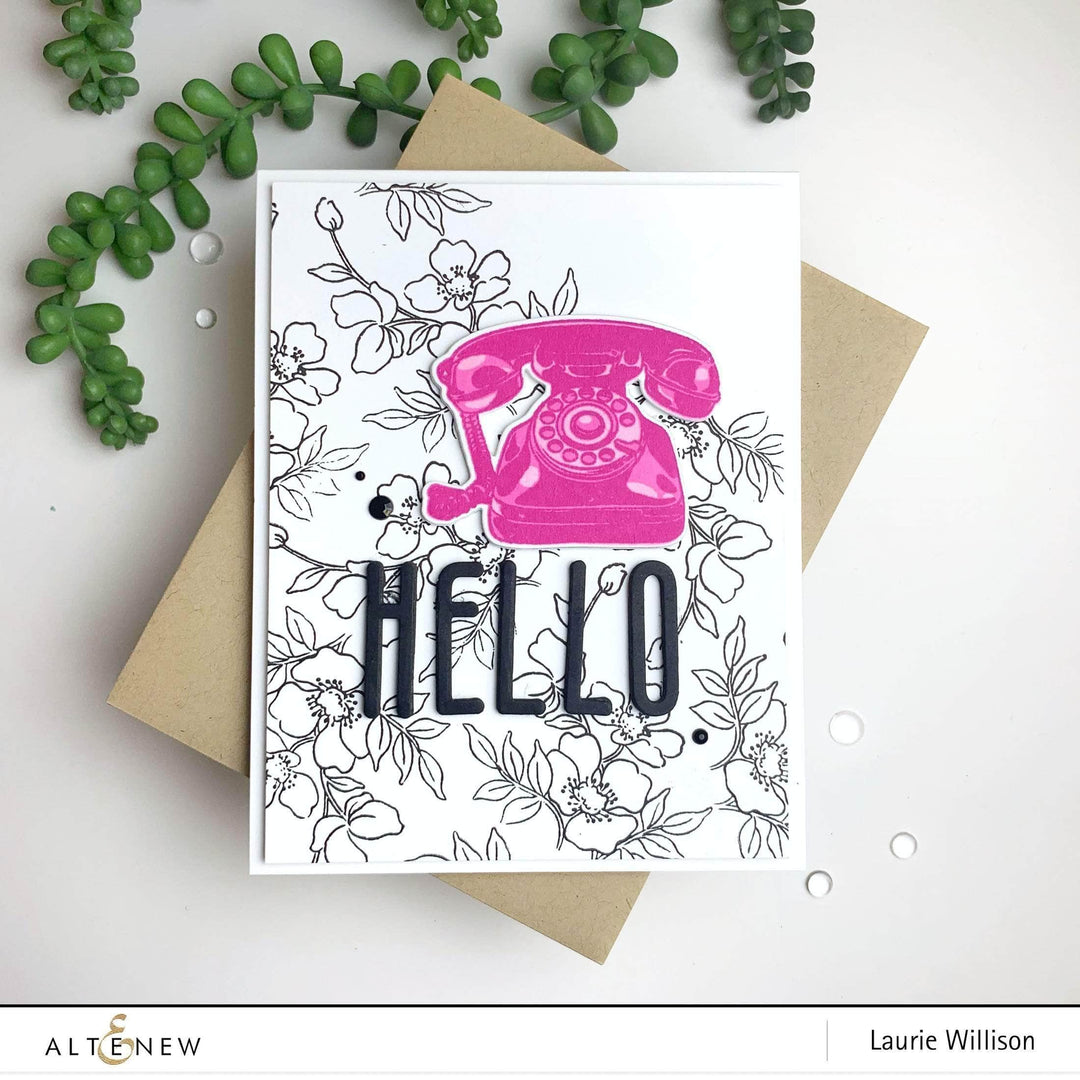 Part A-Glitz Art Craft Co.,LTD Dies Tall Alpha Die Set