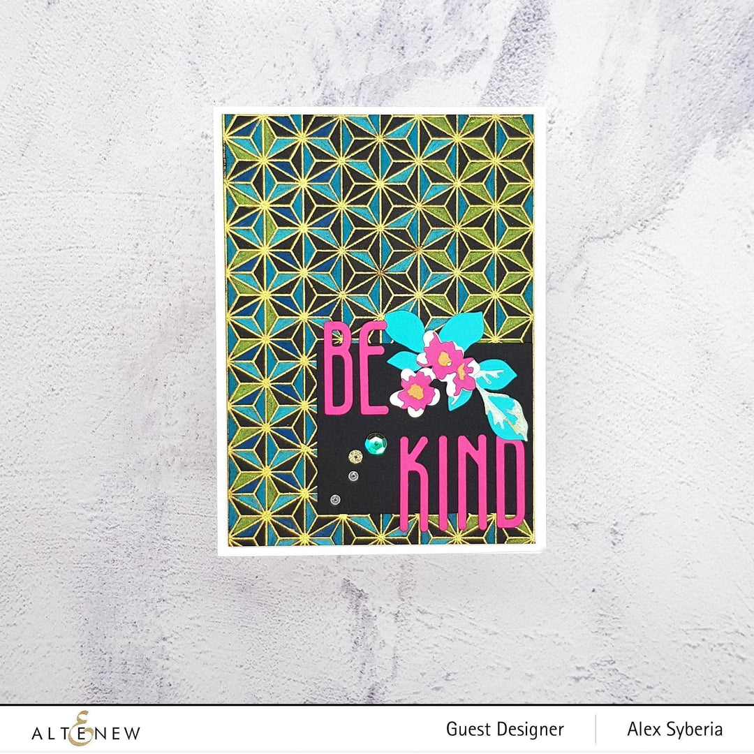 Part A-Glitz Art Craft Co.,LTD Dies Tall Alpha Die Set