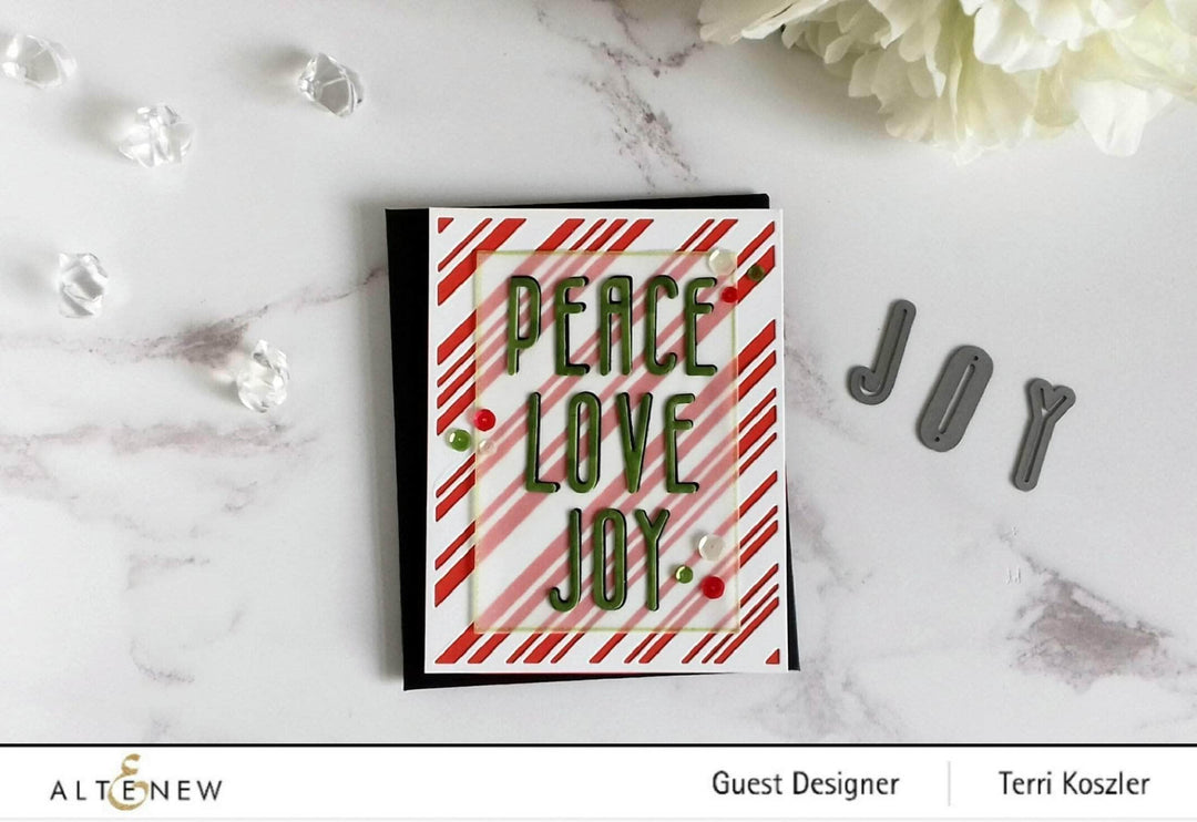 Part A-Glitz Art Craft Co.,LTD Dies Tall Alpha Die Set