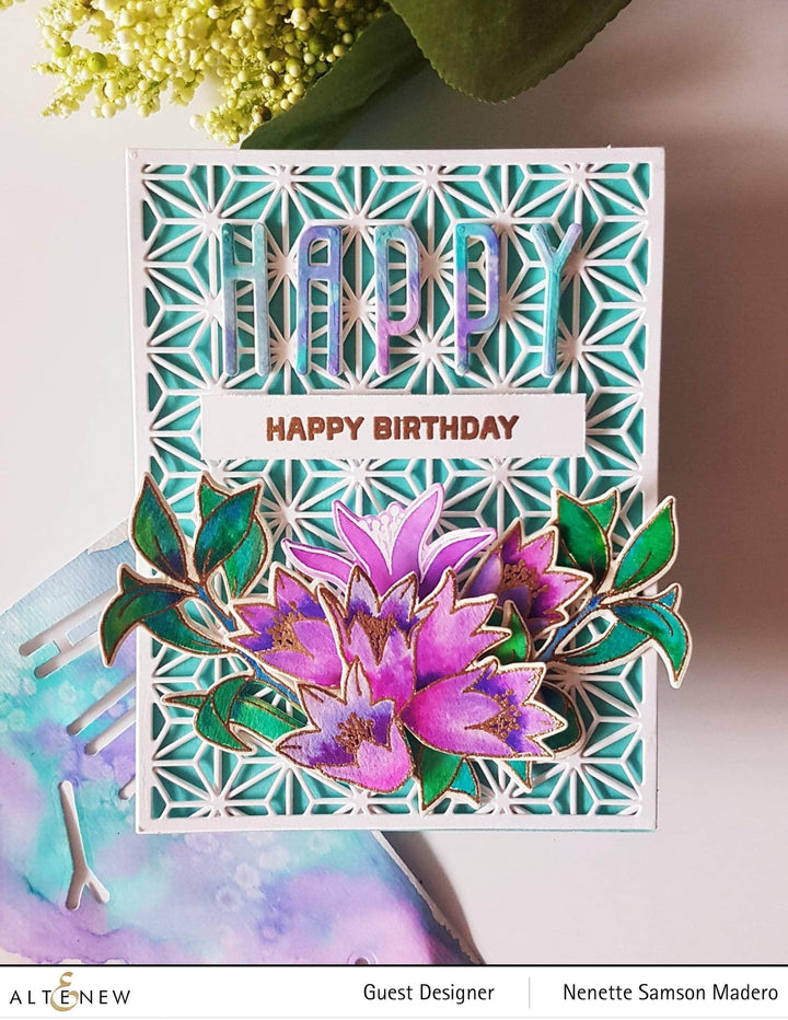 Part A-Glitz Art Craft Co.,LTD Dies Tall Alpha Die Set