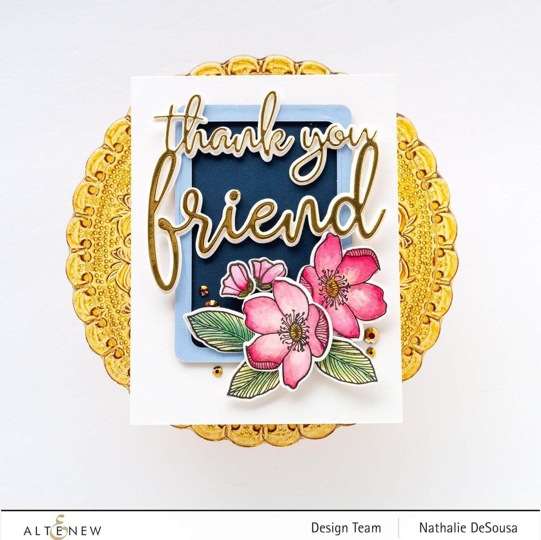 Part A-Glitz Art Craft Co.,LTD Dies Thank You for Being My Friend Die Set