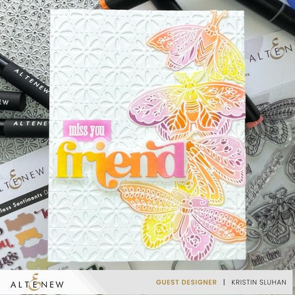 Part A-Glitz Art Craft Co.,LTD Dies Timeless Sentiments Die Set