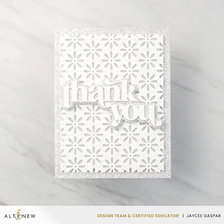 Part A-Glitz Art Craft Co.,LTD Dies Timeless Sentiments Die Set