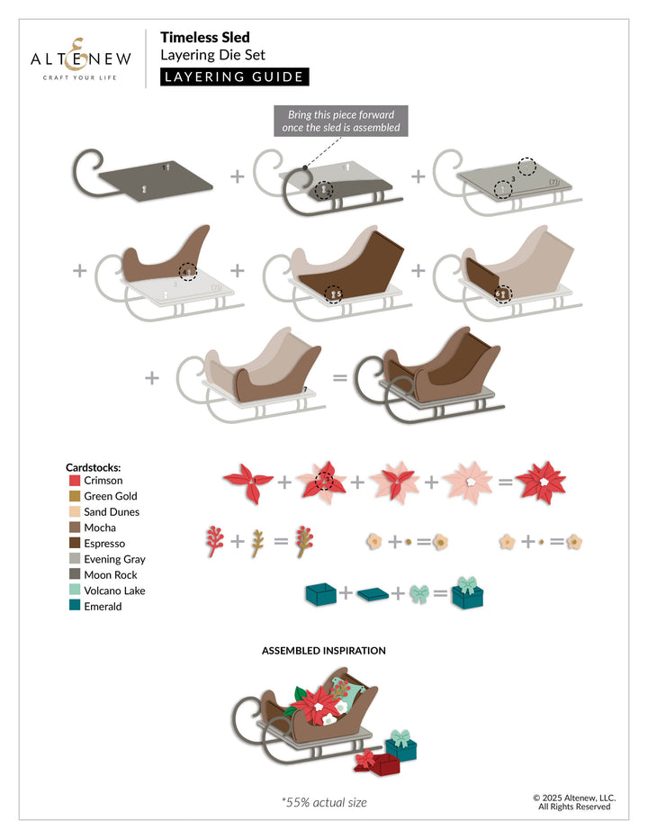 Timeless Sled Layering Die Set