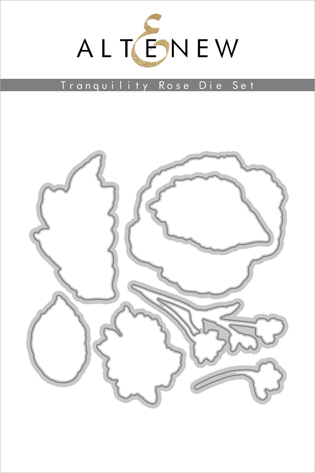 Part A-Glitz Art Craft Co.,LTD Dies Tranquility Rose Die Set