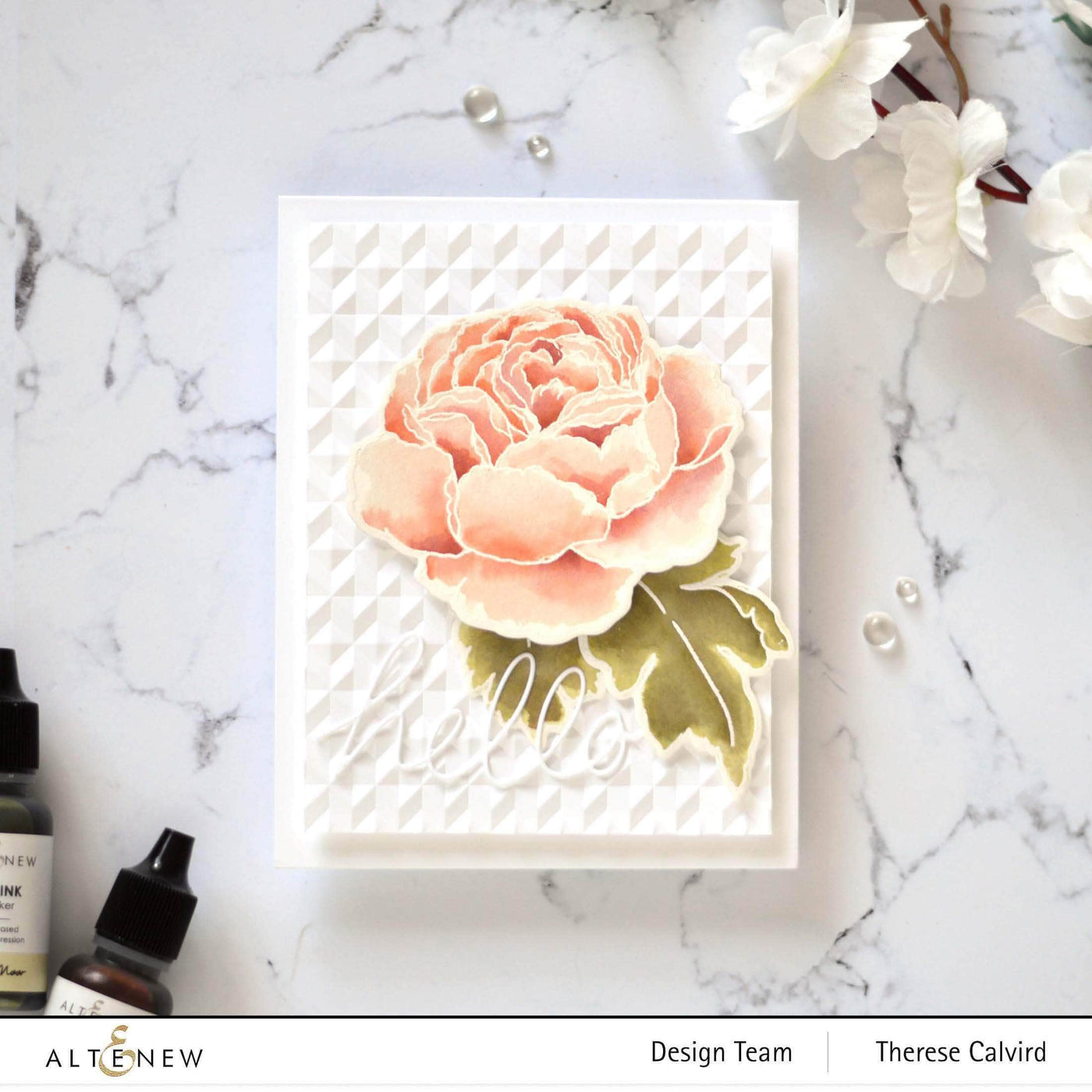 Part A-Glitz Art Craft Co.,LTD Dies Tranquility Rose Die Set