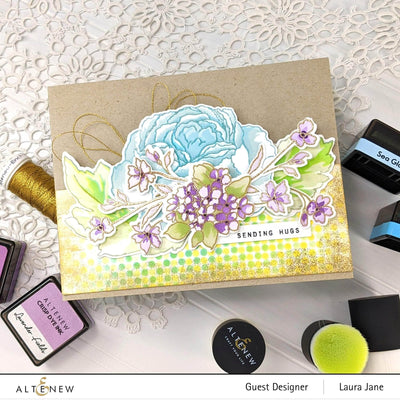 Part A-Glitz Art Craft Co.,LTD Dies Tranquility Rose Die Set