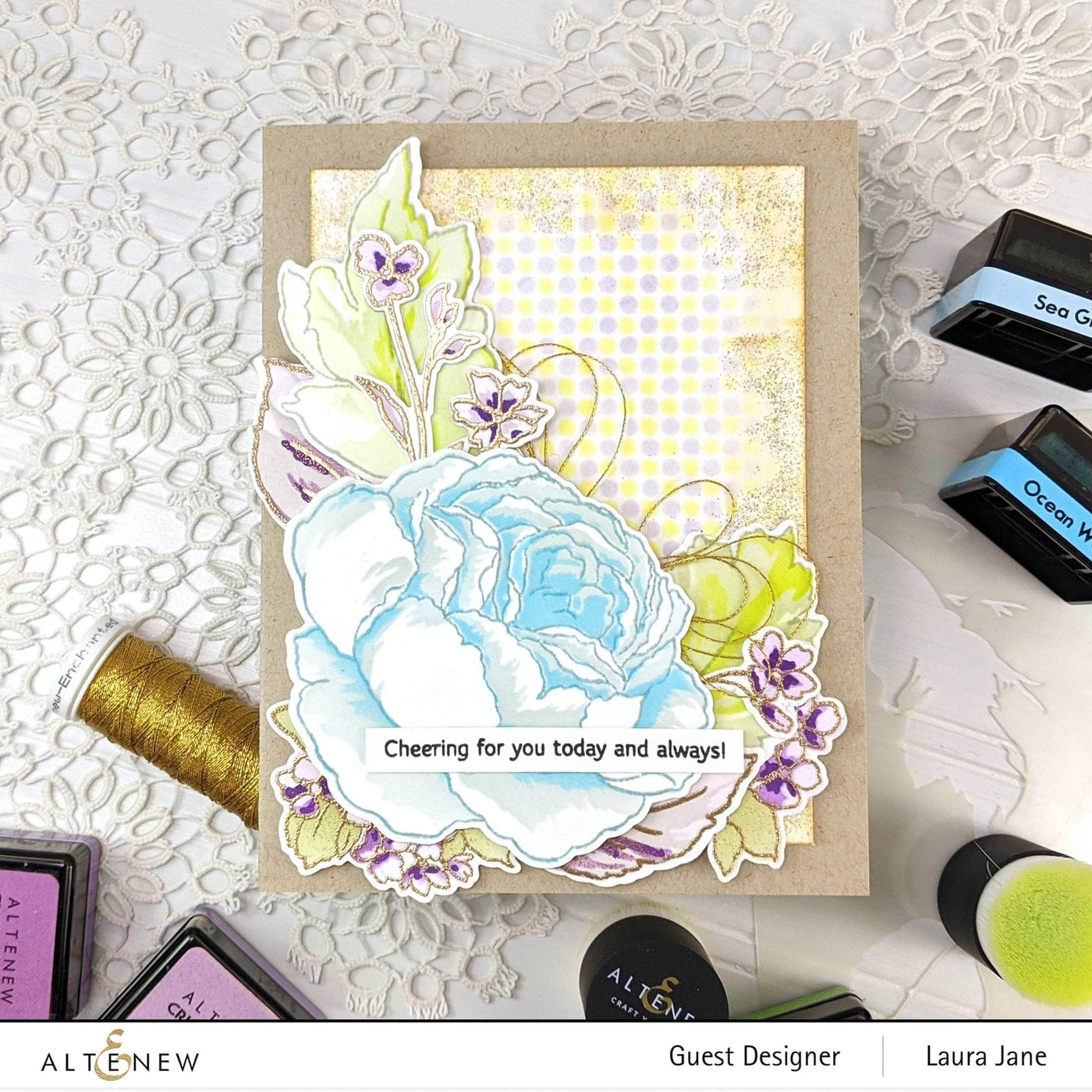 Part A-Glitz Art Craft Co.,LTD Dies Tranquility Rose Die Set