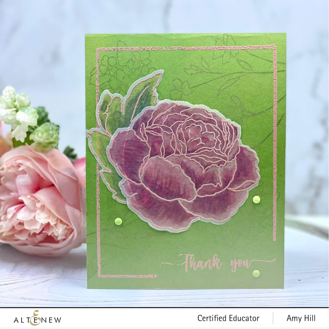 Part A-Glitz Art Craft Co.,LTD Dies Tranquility Rose Die Set