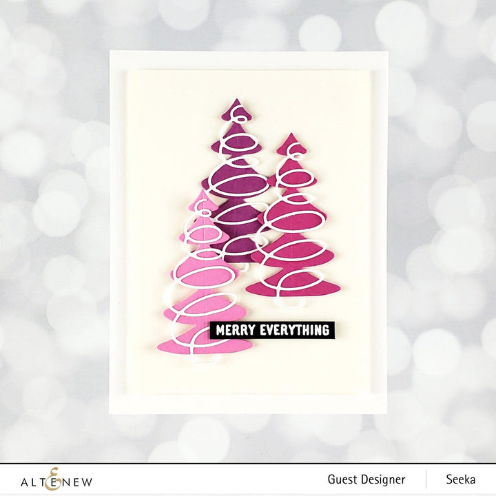 Part A-Glitz Art Craft Co.,LTD Dies Tree Mix Die Set