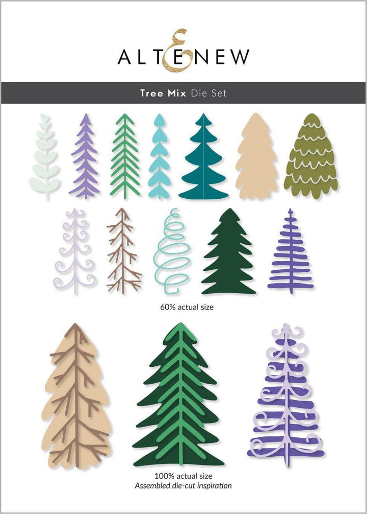 Part A-Glitz Art Craft Co.,LTD Dies Tree Mix Die Set