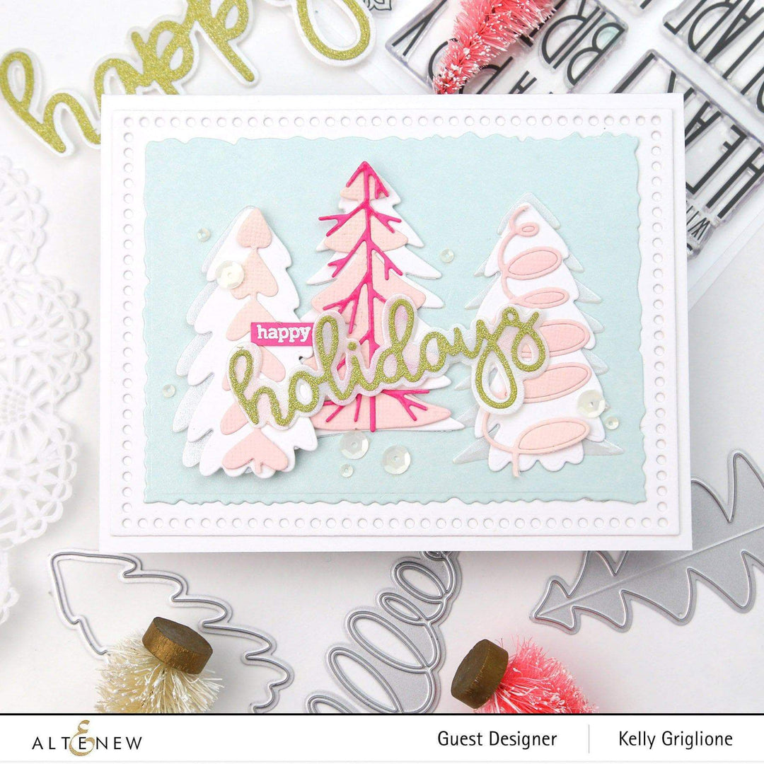 Part A-Glitz Art Craft Co.,LTD Dies Tree Mix Die Set