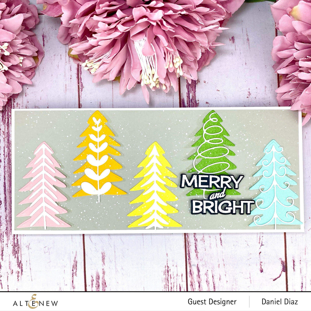 Part A-Glitz Art Craft Co.,LTD Dies Tree Mix Die Set