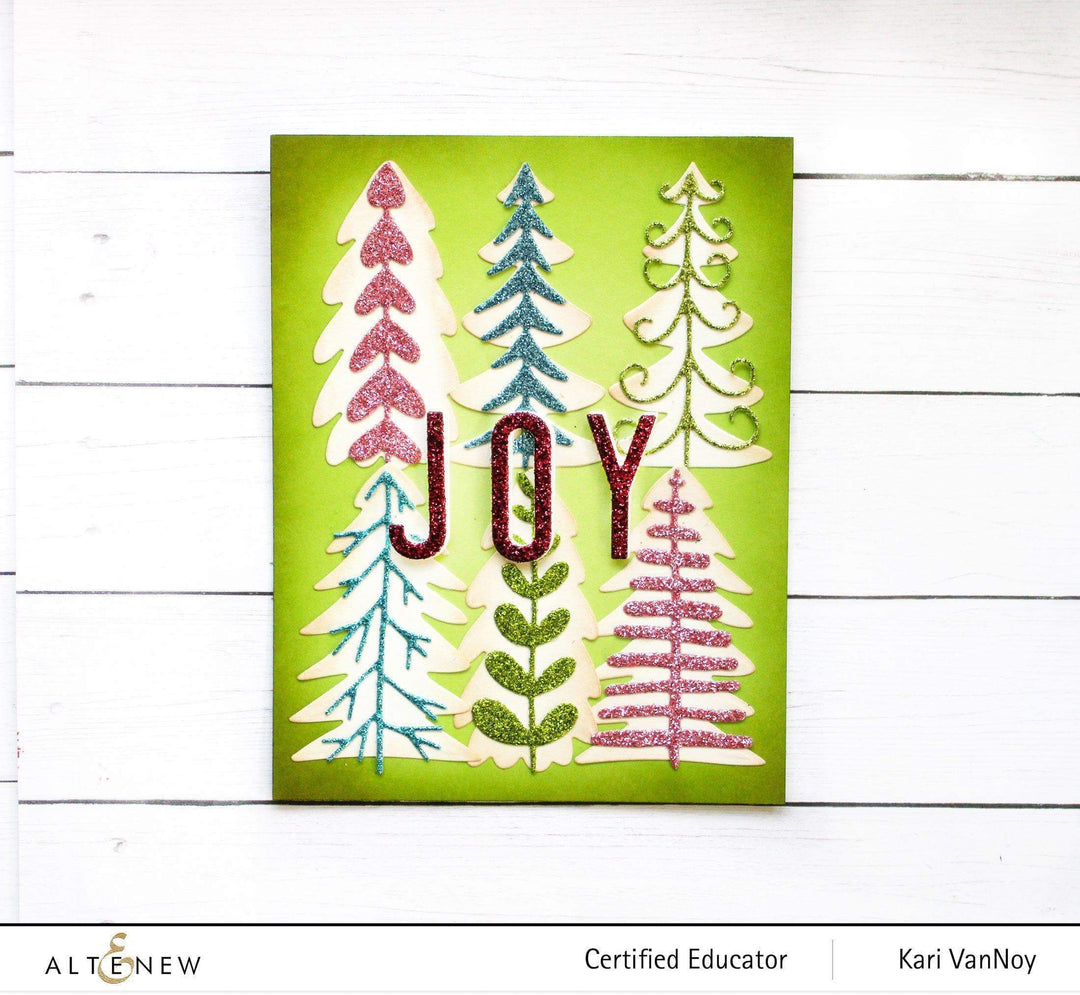 Part A-Glitz Art Craft Co.,LTD Dies Tree Mix Die Set