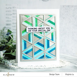 Part A-Glitz Art Craft Co.,LTD Dies Triangle Madness Die Set