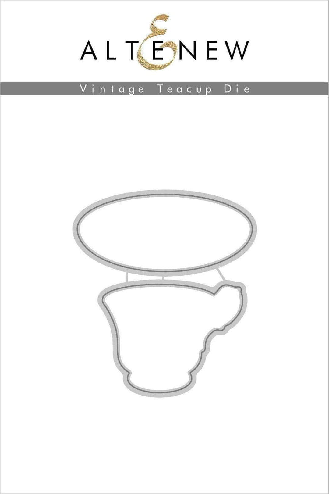 Part A-Glitz Art Craft Co.,LTD Dies Vintage Teacup Die Set