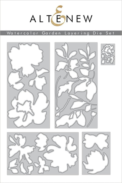 Part A-Glitz Art Craft Co.,LTD Dies Watercolor Garden Layering Die Set