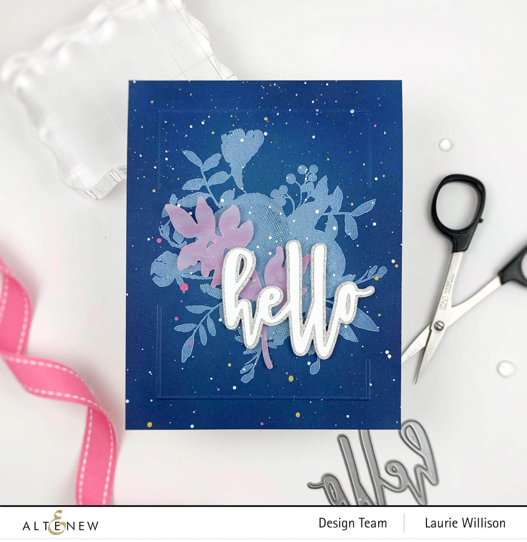 Part A-Glitz Art Craft Co.,LTD Dies Watercolor Halftone Die Set