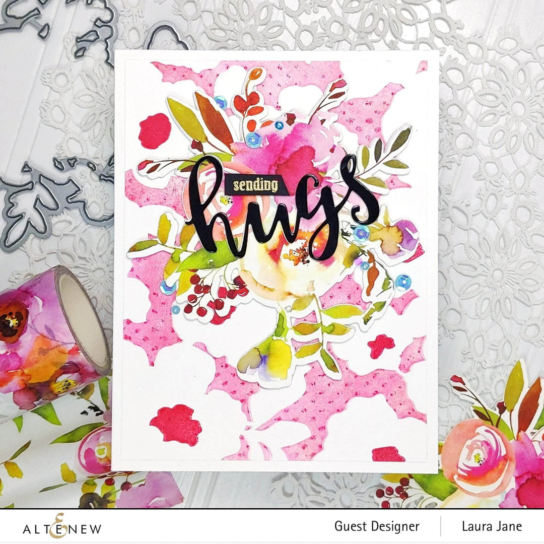 Part A-Glitz Art Craft Co.,LTD Dies Watercolor Halftone Die Set