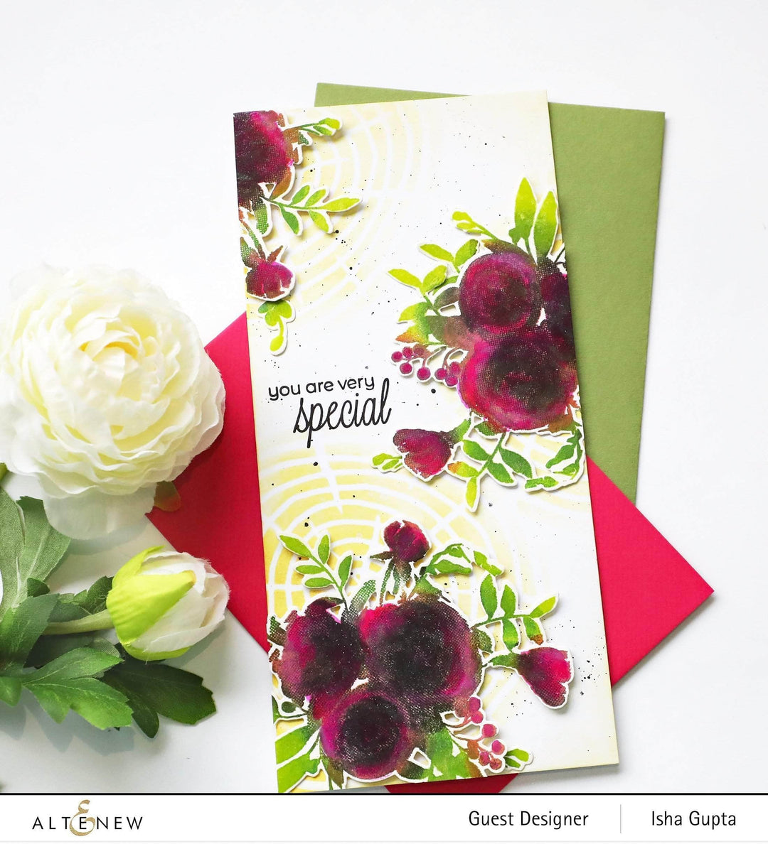 Part A-Glitz Art Craft Co.,LTD Dies Watercolor Halftone Die Set