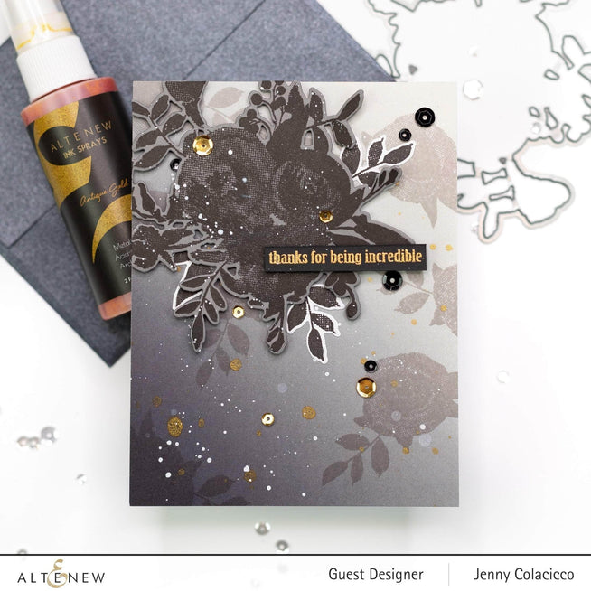 Part A-Glitz Art Craft Co.,LTD Dies Watercolor Halftone Die Set