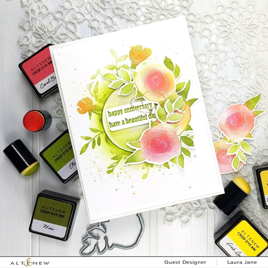 Part A-Glitz Art Craft Co.,LTD Dies Watercolor Halftone Die Set