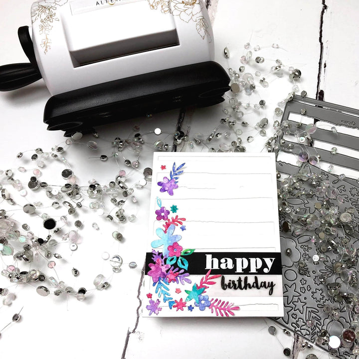 Part A-Glitz Art Craft Co.,LTD Dies Watercolor Stripes Cover Die