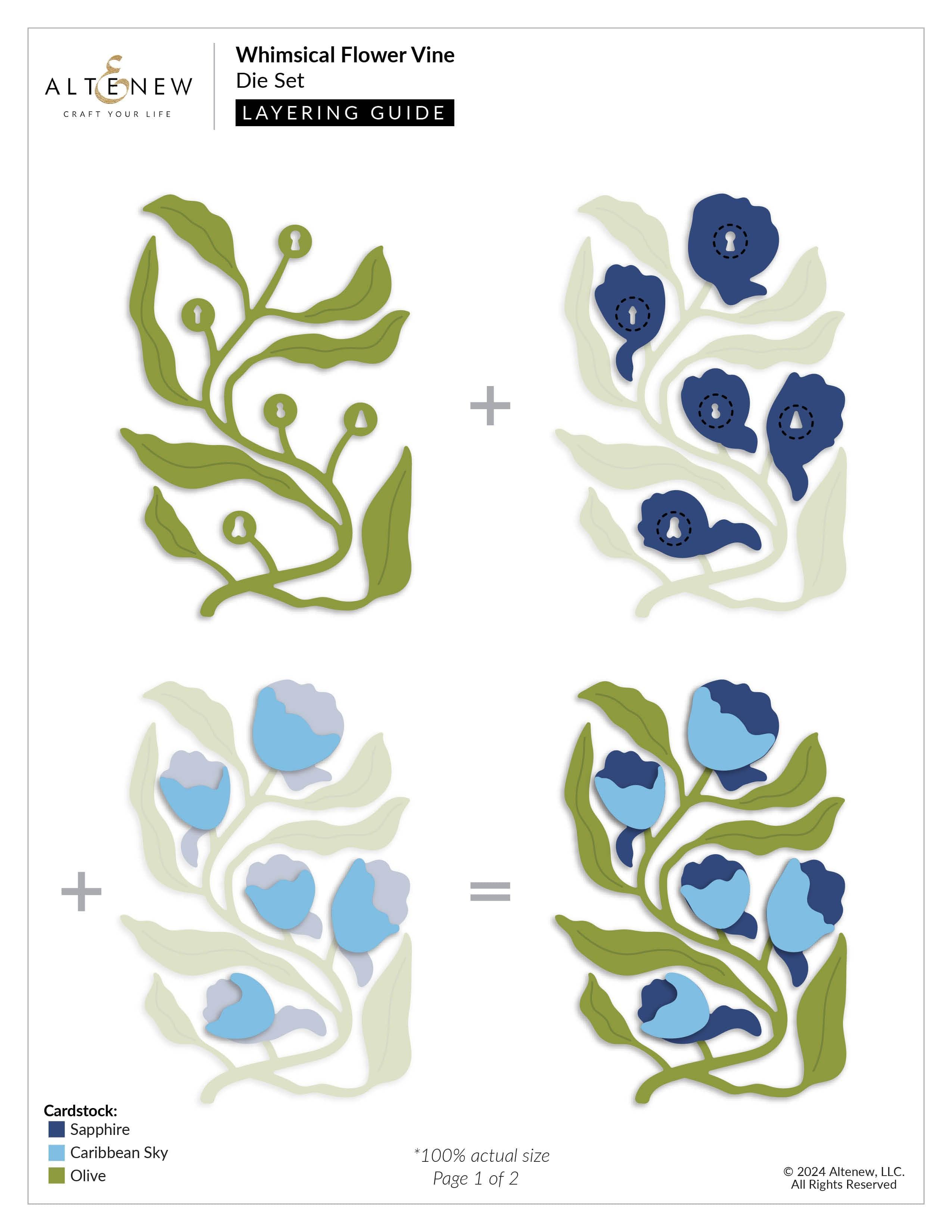 Whimsical Flower Vine Die Set for Creative Cardmaking | Altenew