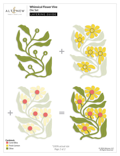 Whimsical Flower Vine Die Set