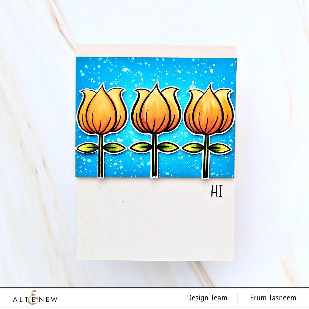 Part A-Glitz Art Craft Co.,LTD Dies Whimsical Tulip Die