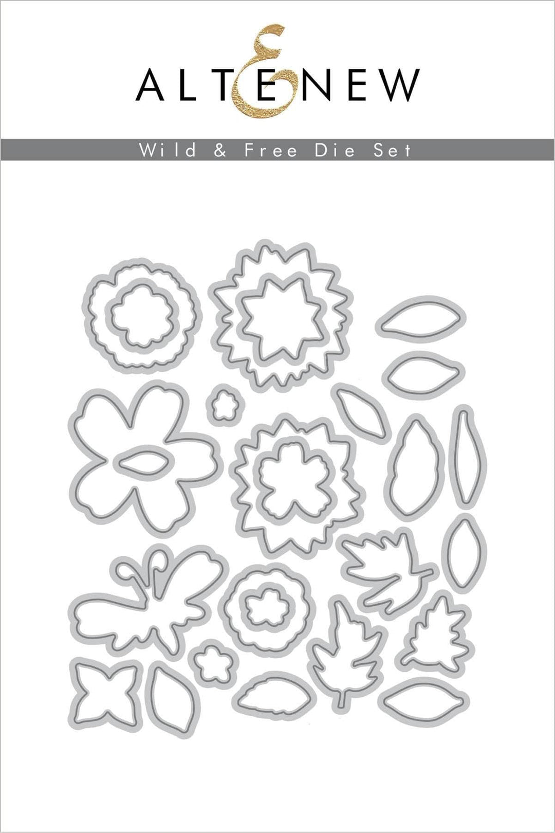 Part A-Glitz Art Craft Co.,LTD Dies Wild & Free Die Set