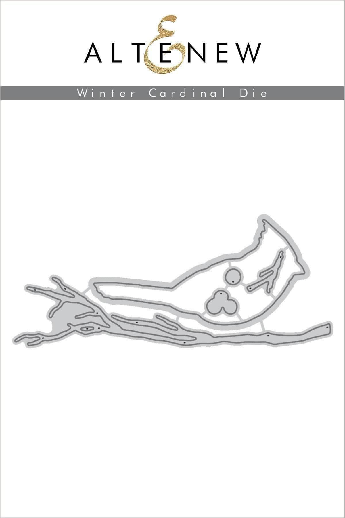 Part A-Glitz Art Craft Co.,LTD Dies Winter Cardinal Die Set