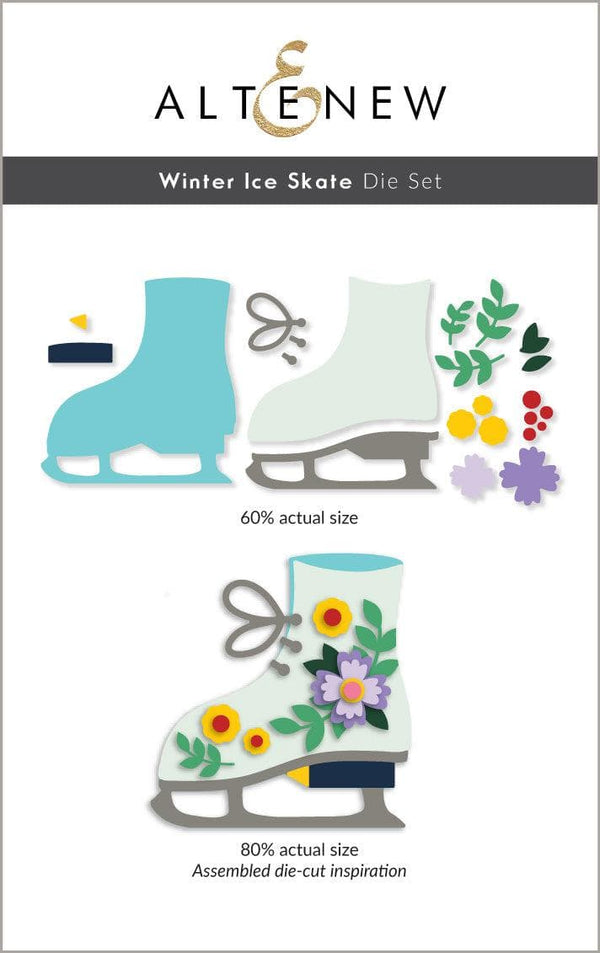 Part A-Glitz Art Craft Co.,LTD Dies Winter Ice Skate Die Set