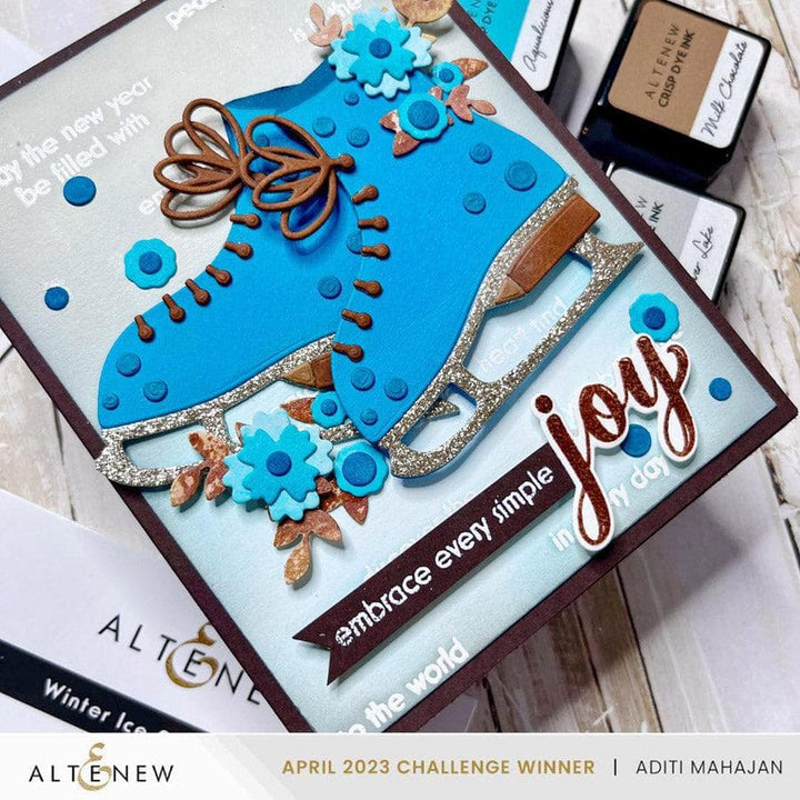 Part A-Glitz Art Craft Co.,LTD Dies Winter Ice Skate Die Set