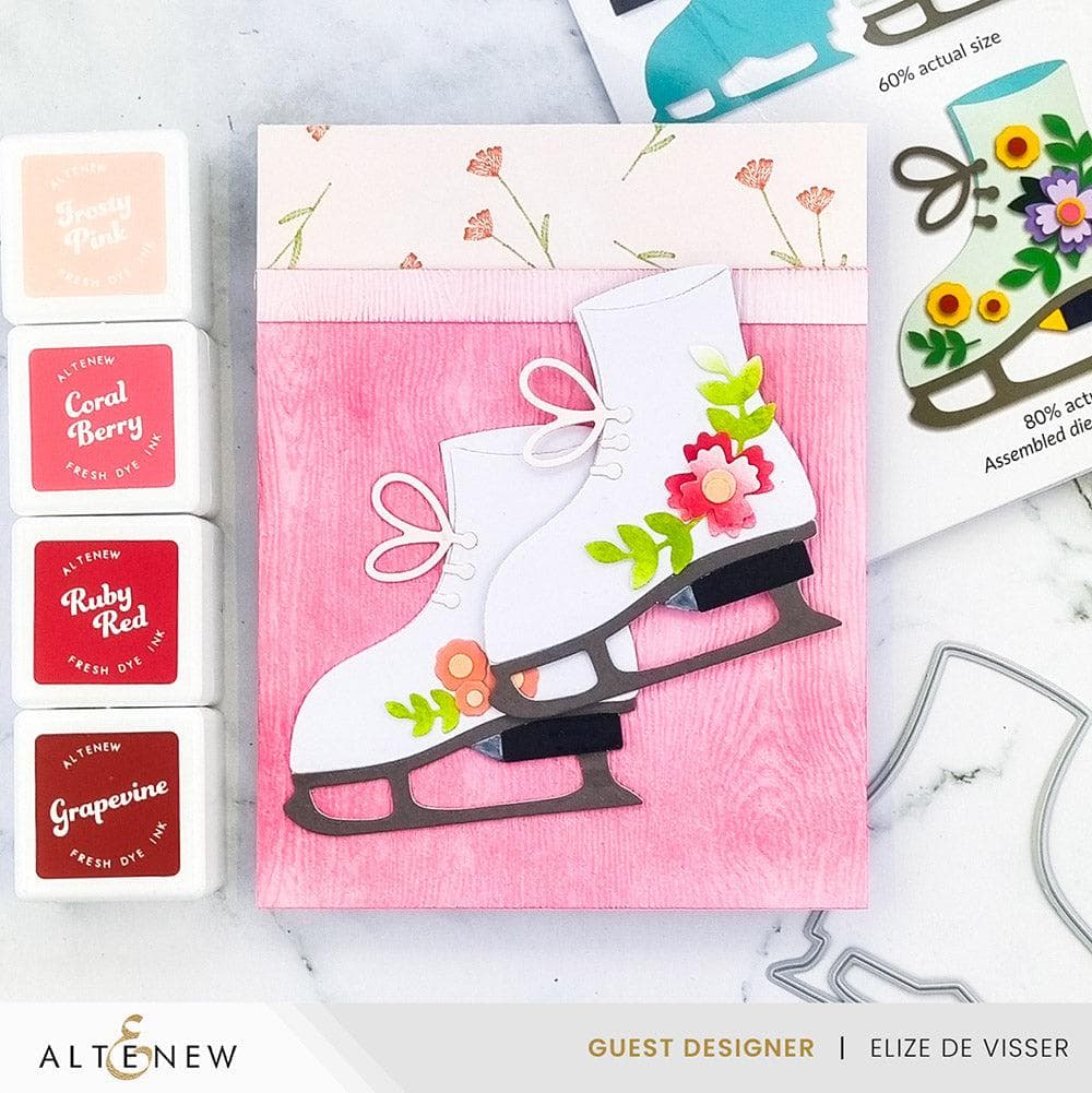 Part A-Glitz Art Craft Co.,LTD Dies Winter Ice Skate Die Set