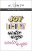 Part A-Glitz Art Craft Co.,LTD Dies Winter Typography Die Set