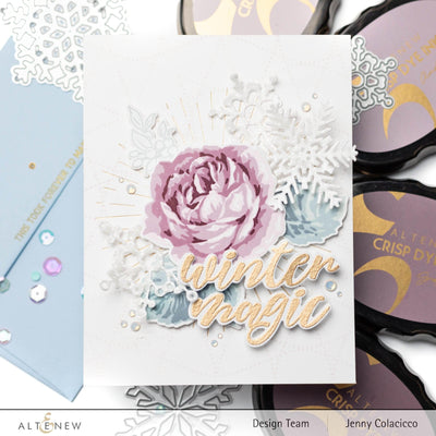 Part A-Glitz Art Craft Co.,LTD Dies Winter Typography Die Set