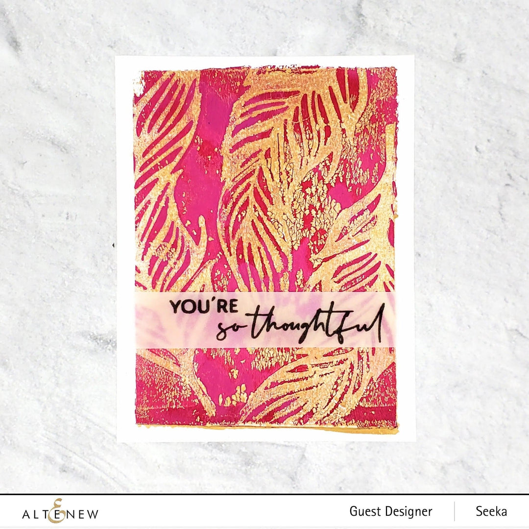 Part A-Glitz Art Craft Co.,LTD Dies Wispy Feathers Layered Die Set