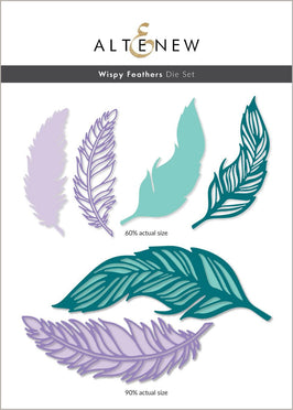 Part A-Glitz Art Craft Co.,LTD Dies Wispy Feathers Layered Die Set