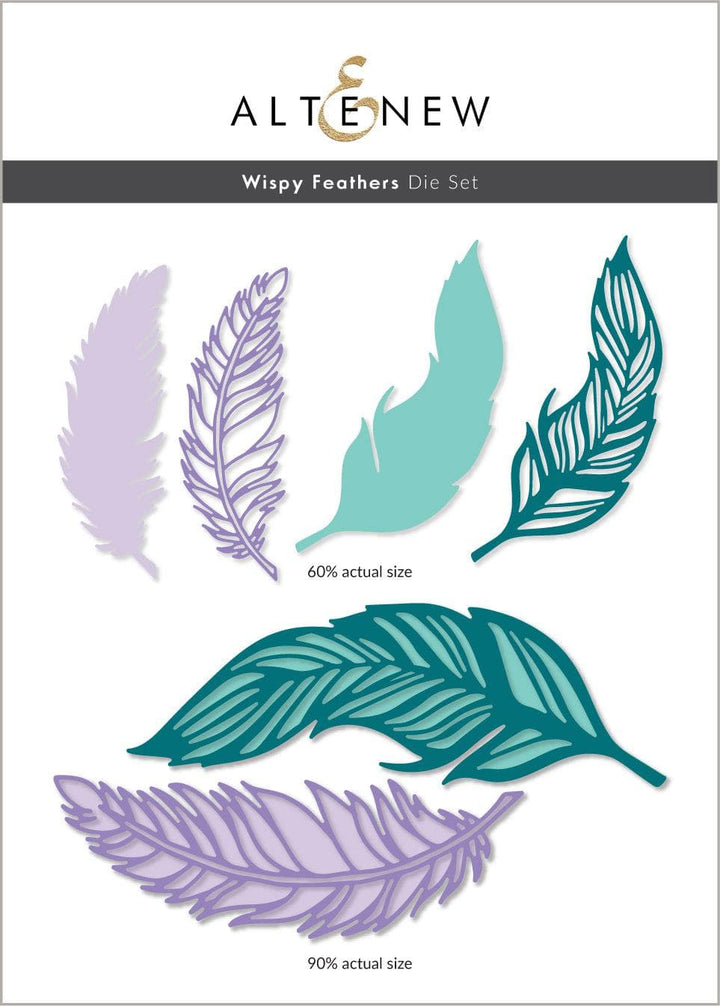 Part A-Glitz Art Craft Co.,LTD Dies Wispy Feathers Layered Die Set