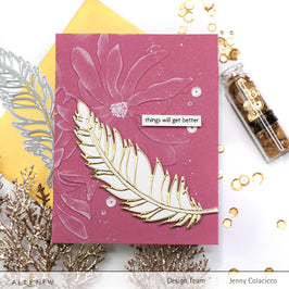 Part A-Glitz Art Craft Co.,LTD Dies Wispy Feathers Layered Die Set