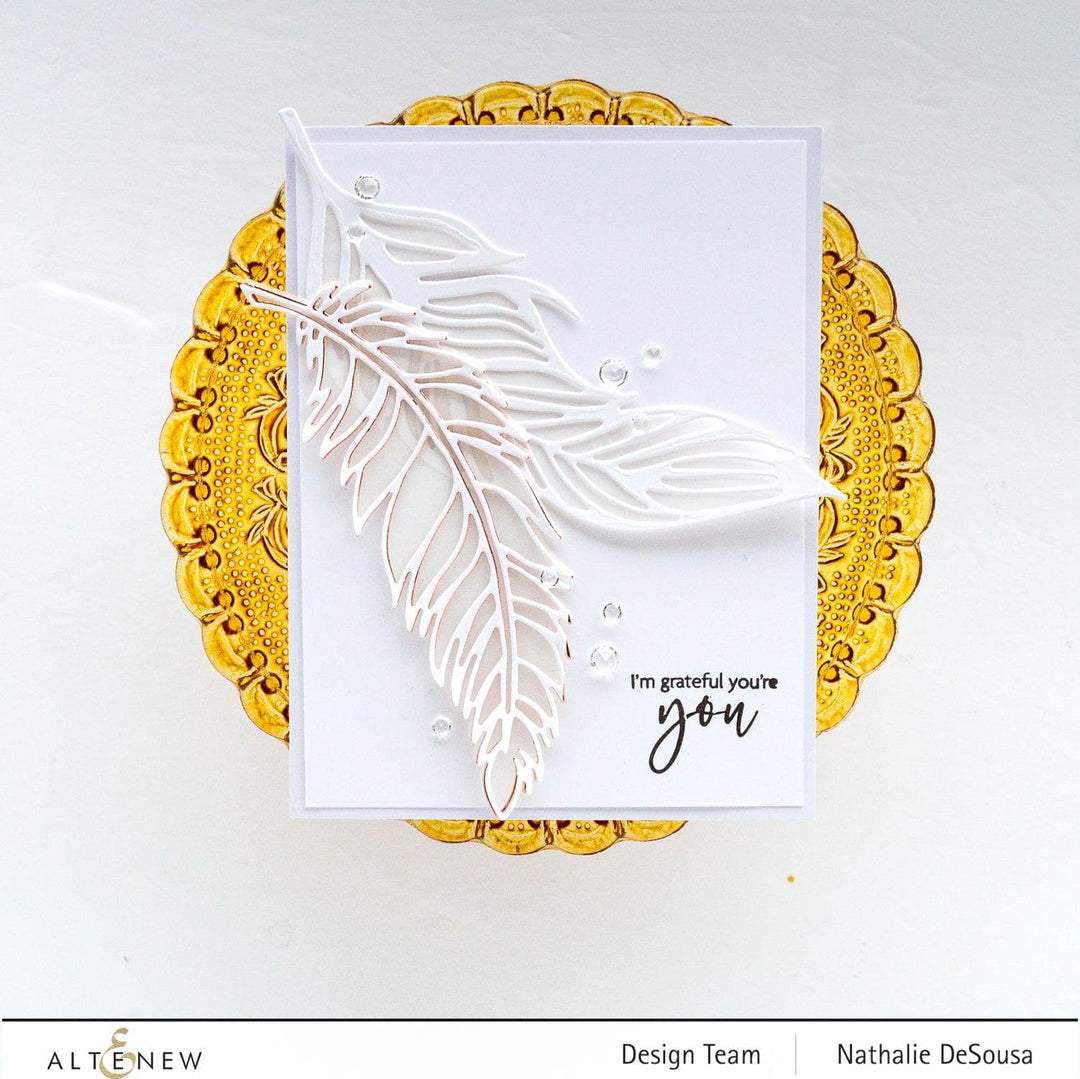 Part A-Glitz Art Craft Co.,LTD Dies Wispy Feathers Layered Die Set