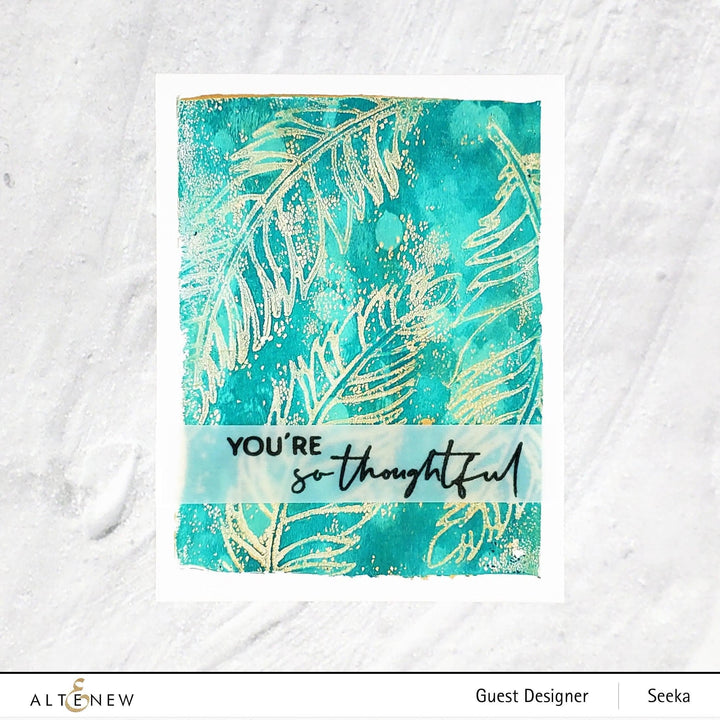 Part A-Glitz Art Craft Co.,LTD Dies Wispy Feathers Layered Die Set