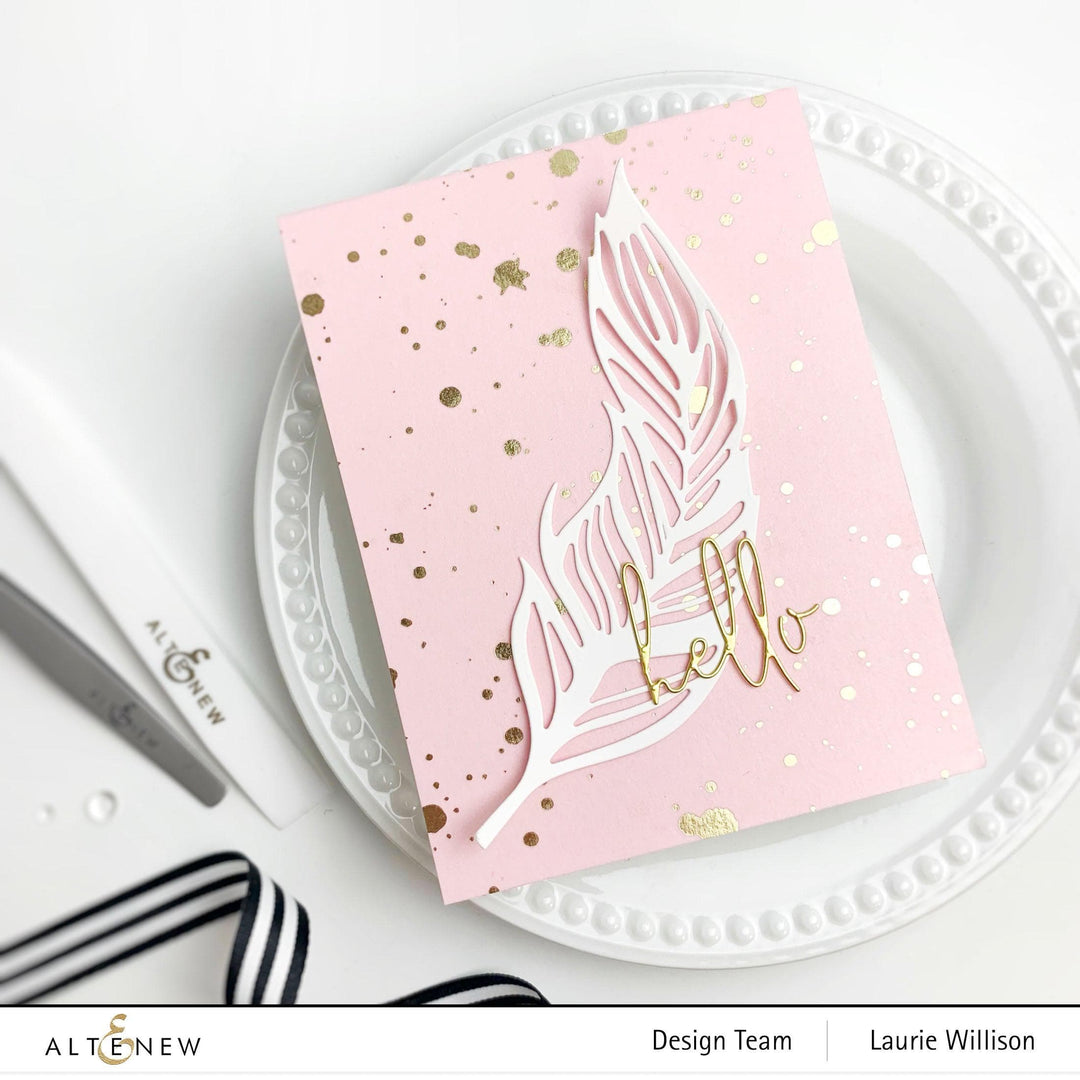 Part A-Glitz Art Craft Co.,LTD Dies Wispy Feathers Layered Die Set