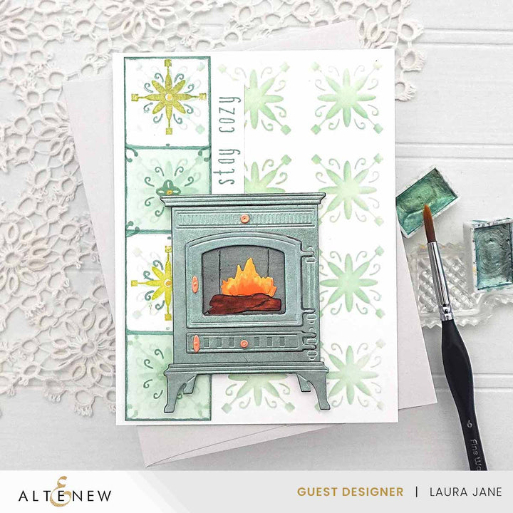 Wood Stove Fireplace Die Set