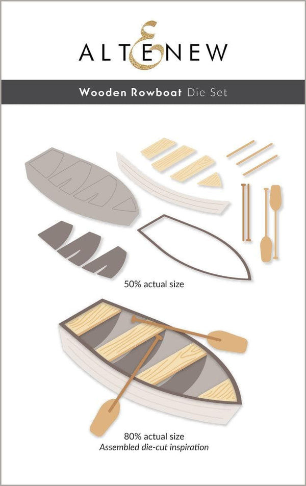 Part A-Glitz Art Craft Co.,LTD Dies Wooden Rowboat Die Set