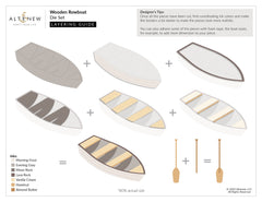 Part A-Glitz Art Craft Co.,LTD Dies Wooden Rowboat Die Set