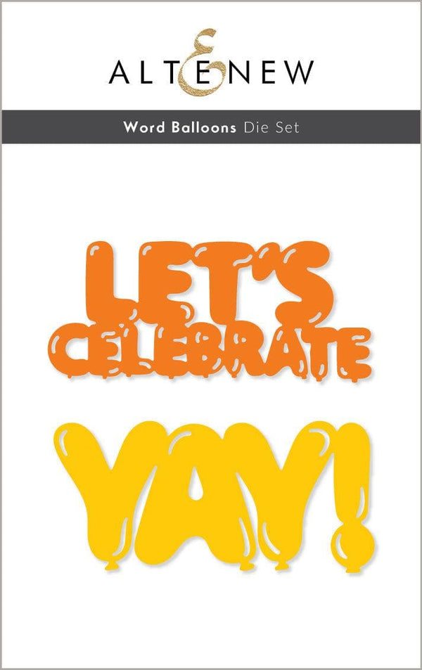 Part A-Glitz Art Craft Co.,LTD Dies Word Balloons Die Set